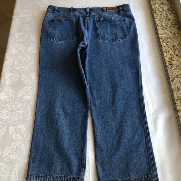 Duluth Trading Men’s Size W44/L30 Blue Jeans Denim Pants Classic Straight-Leg - Picture 2 of 16